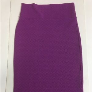 S LuLaRoe Cassie Skirt Solid Lilac purple